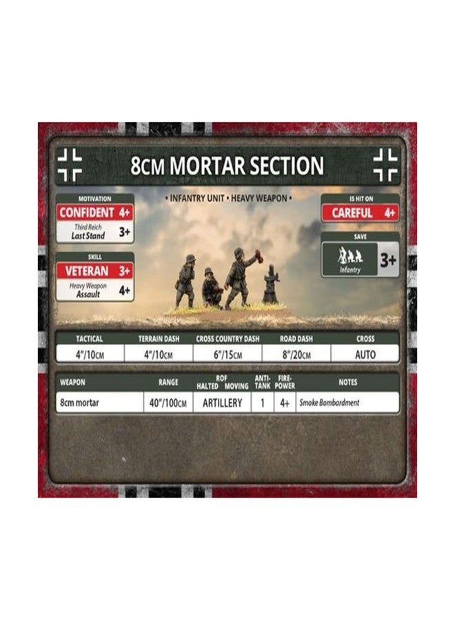 Flames of War: Late War: German: 8cm Mortar Platoon (GE785) - Image 2